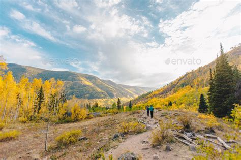 Hiking in Colorado during fall Stock Photo by takemewu31 | PhotoDune