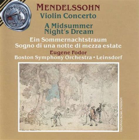 Violin Concerto; A Midsummer Night's Dream by Boston Symphony Orchestra ...