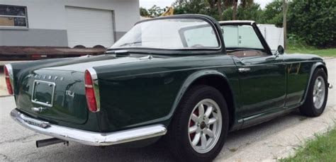 Triumph Tr With Rare Surrey Top Overdrive And Small Bubble Hood