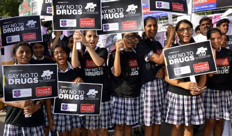 Anti Drug Walk Campaign At KBR Park Photos