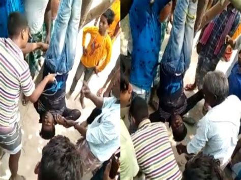 Katihar News Man Was Brutally Beaten By Hanging Upside Down From Tree