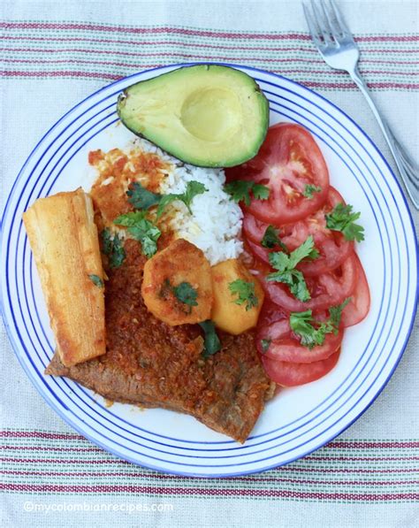 Sobrebarriga Sudada Flan Steak Stew Receta Comida Colombiana