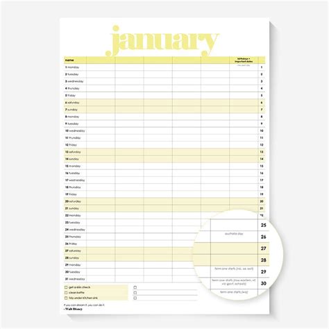 PRINTABLE: 2024 Family Calendar | Family calendar, Calendar printables ...