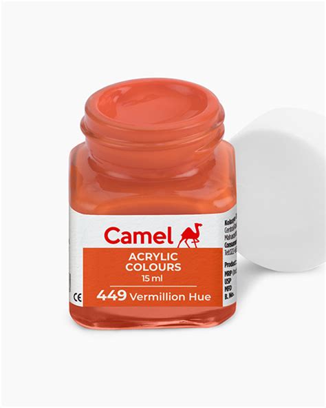 Buy Camel Acrylic Colours Individual Bottle Of Vermilion In Ml