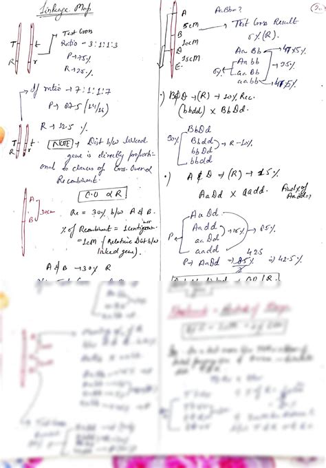 SOLUTION Linkage Map Studypool