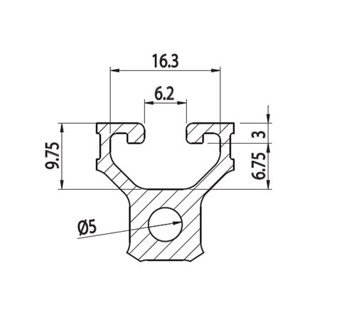 Perfil Tslot Mts Roll Cnc