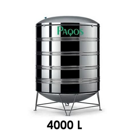 Paqos 4000L Stainless Steel Water Tank At Rs 216500 Piece In New Delhi