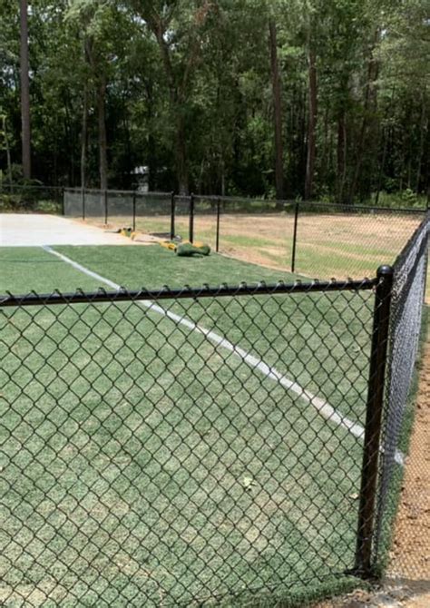 Chain Link Fence Installation In North Carolina Bullzeye Fence Llc