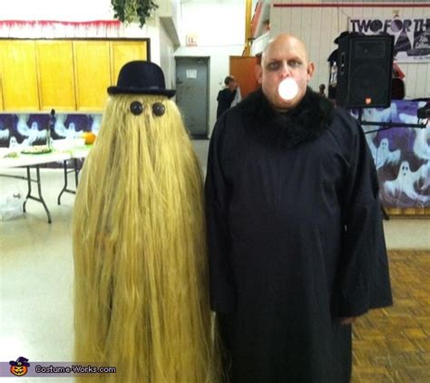 Uncle Fester and Cousin Itt Couple Costume