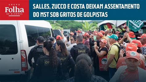 SALLES ZUCCO E COSTA DEIXAM ASSENTAMENTO DO MST SOB GRITOS DE