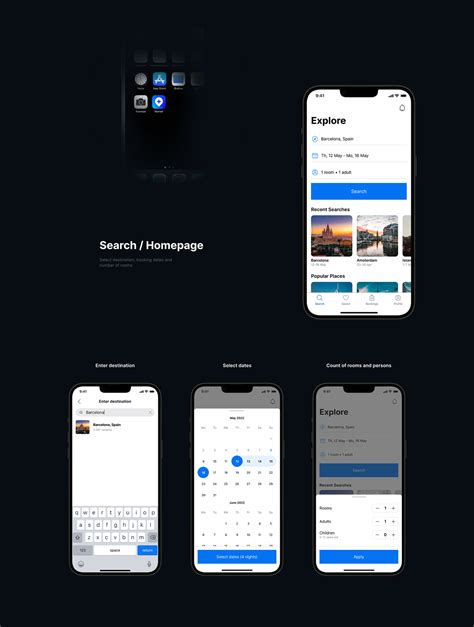 Nomad - Hotel Booking App on Behance