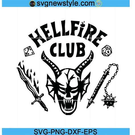 Stranger Things Svg Hellfire Club Svg Friends Dont Lie Svg Eleven