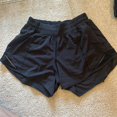 Lululemon Hottie Hot Shorts Black Luluemon Shorts Depop