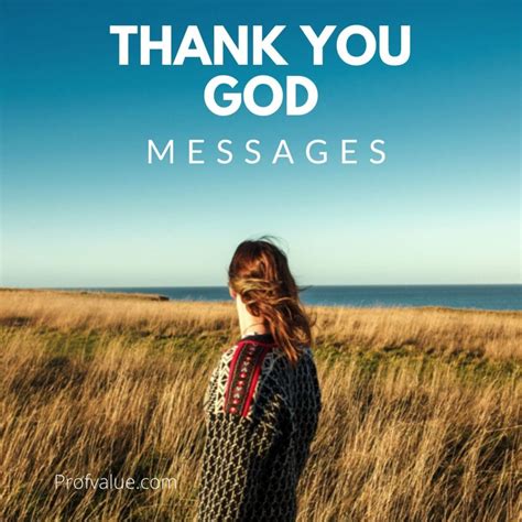 Thank You God Messages For Blessings Inspiration And Everything