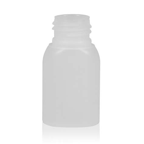 Flessen 30 Ml Ovale Naturelle HDPE Fles 24 410