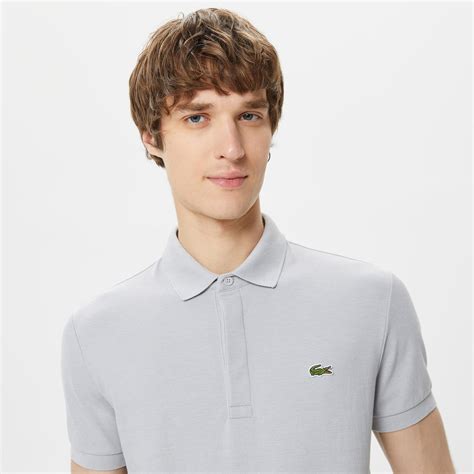 Lacoste Erkek Slim Fit Gri Polo Ph G Lacoste