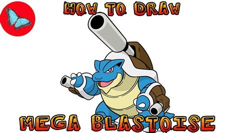 How To Draw Mega Blastoise Pokemon | Drawing Animals