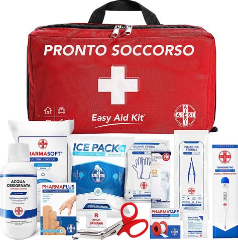 AIESI Kit Di Pronto Soccorso Professionale Per Auto Casa Viaggio Barca