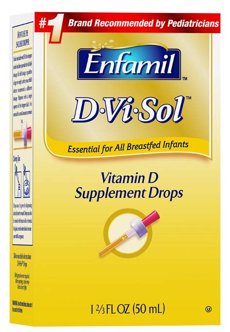 Enfamil Baby Vitamin D Vi Sol Vitamin D Liquid Supplement Drops For