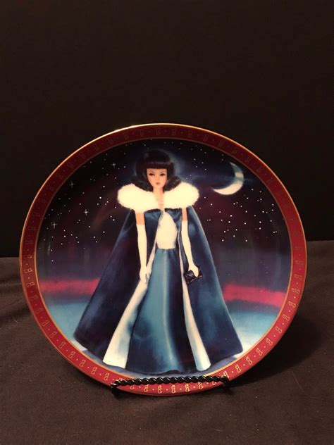 Danbury Mint Barbie Collector Plate 1965 Midnight Blue Etsy