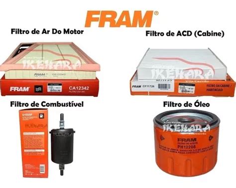 Filtros Ar Combust Oleo Cabine Fiat Uno Way V Parcelamento