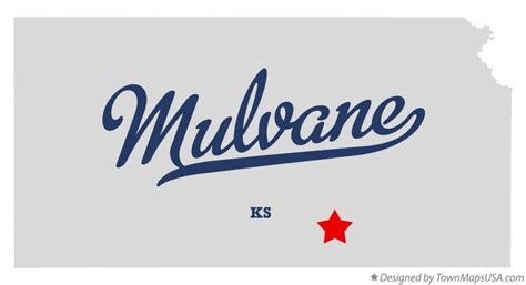 Map of Mulvane, KS, Kansas