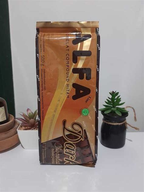 COKLAT BATANGAN UNTUK KUE COKLAT BLOK ALFA 500 GR COKELAT COMPOUND