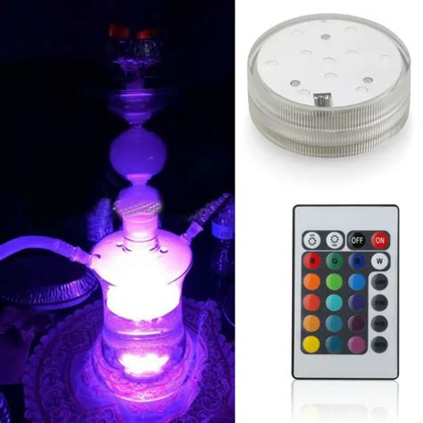 New Shisha Hookah Led Lighting Smooking Remote Multicolor Led For