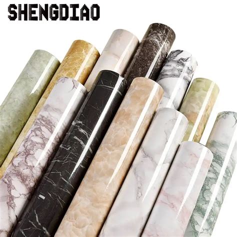 Shengdiao Pegatinas Adhesivas Impermeables Para Renovaci N De M Rmol