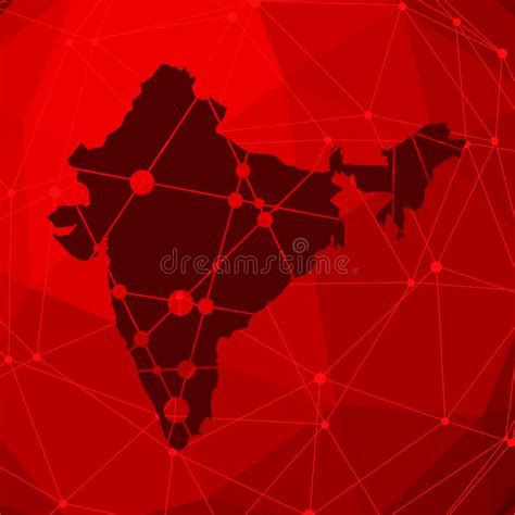 India Map Illustration Stock Vector Illustration Of Locations 140288233