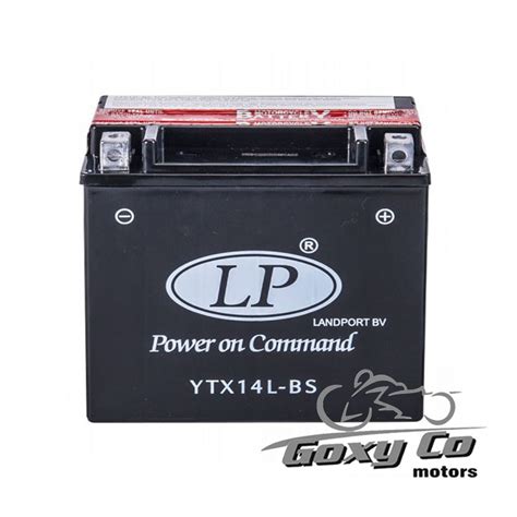Landport YTX14L-BS | Goxyco Motors