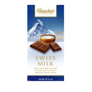 Schmerling S Swiss Milk Chocolate Bar Grams From Israel Kosher