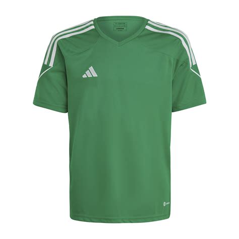 adidas Tiro 23 Trikot Kids Dunkelgrün Weiss Mannschaftsbekleidung