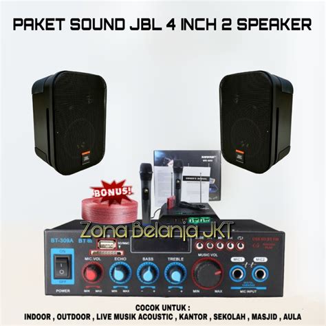 Jual Paket Sound System Cafe Aula Kantoran Speaker Jbl Control Inch