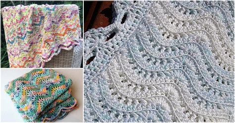 Feather And Fan Stitch Project Ideas Baby Afghan Crochet Patterns