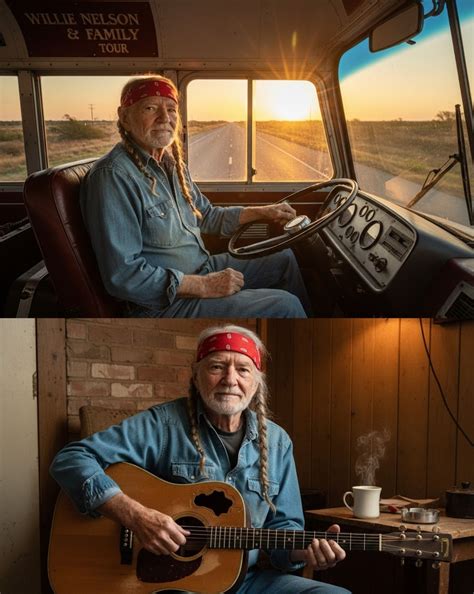 HE STILL DRIVES HIS OWN TOUR BUS: Willie Nelson Proves Age Is Just a