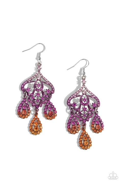 Paparazzi Chandelier Command Multi Earrings