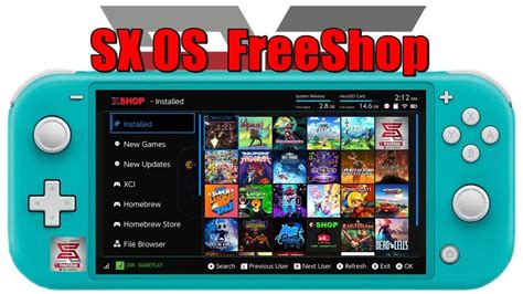 Freeshop Sx Os Nintendo Switch Youtube