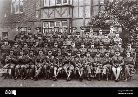 Group Photo Men Of The St Reserve Battalion London Regiment Royal