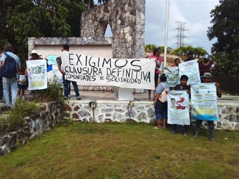 Habitantes De Una Comunidad En Playa Del Carmen Se Manifiestan Contra