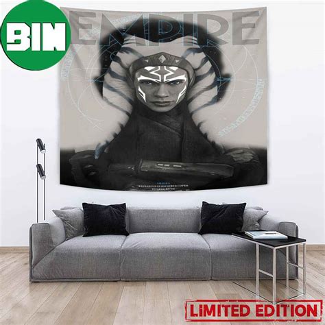 Empire Magazine Cover Ahsoka Poster Movie Wall Decor Tapestry Binteez