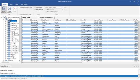 Microsoft access database samples - telegolf