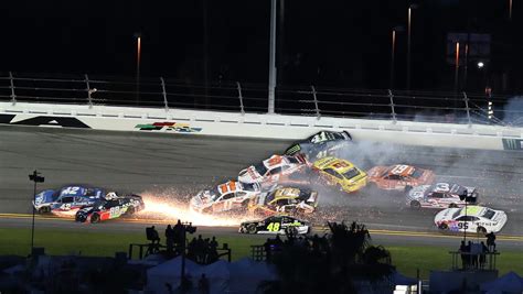 NASCAR: Half the Daytona field collides in massive crash in Cup race