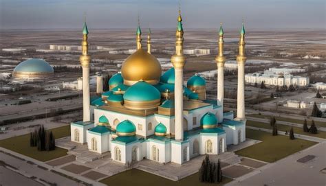 Premium AI Image | Nursultan astana kazakhstan the hazrat sultan mosque ...