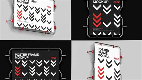 Free A2 Lined Up Street Posters Mockups Psd Set Psfiles