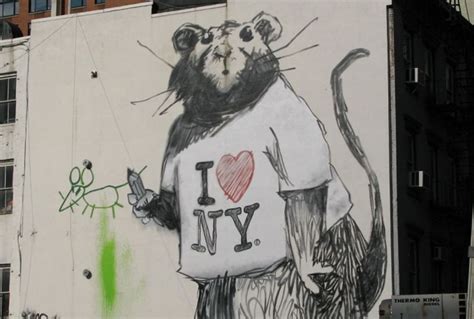 Banksys Famous Rat Tag Makes A Clever Reappearance In Nyc Complex