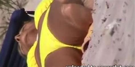 Candid Mature See Thru Bikini Fat Cameltoe Crotch Shot Tnaflix