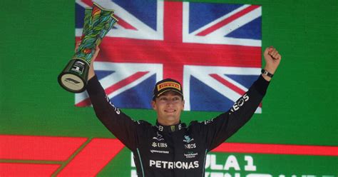 Formula One George Russell Fends Off Lewis Hamilton In Brazil To Win