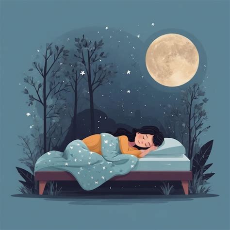 World Sleep Day Illustration Premium Ai Generated Image