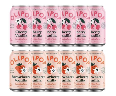 Olipop Flavor Sparkling Tonic Retro Greatest Hits Variety Pack